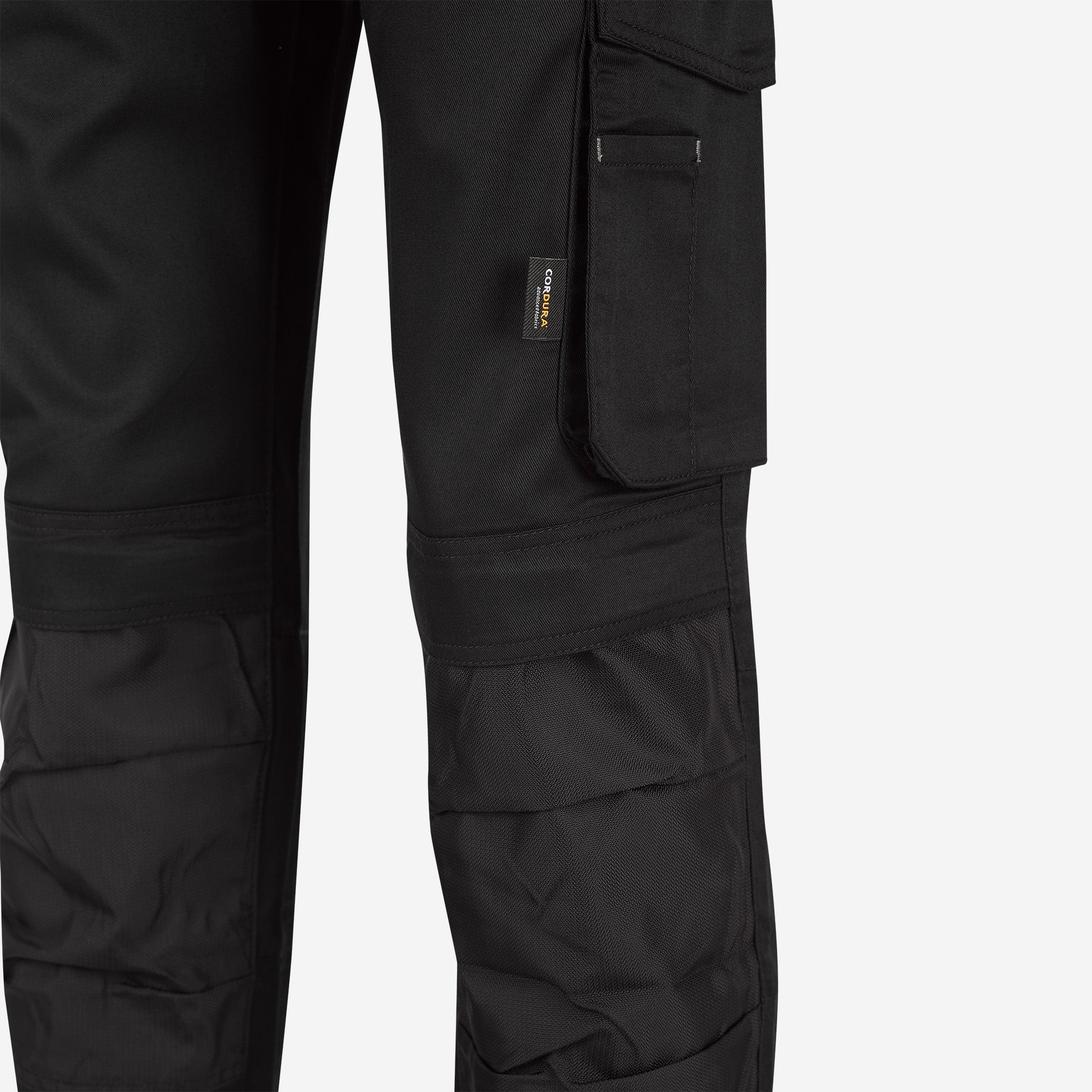 BLACK CARGO TROUSERS