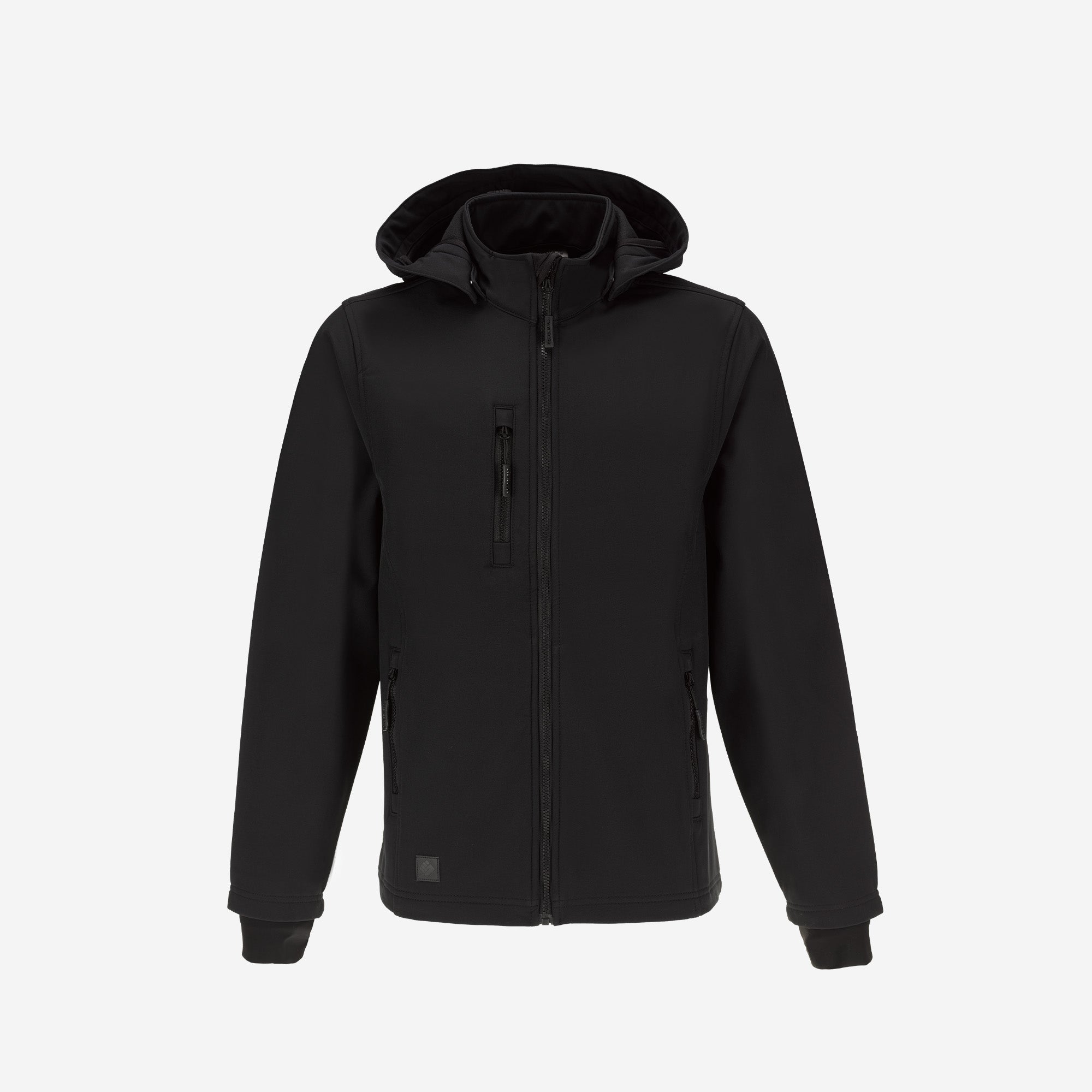 BLACK SOFTSHELL JACKET