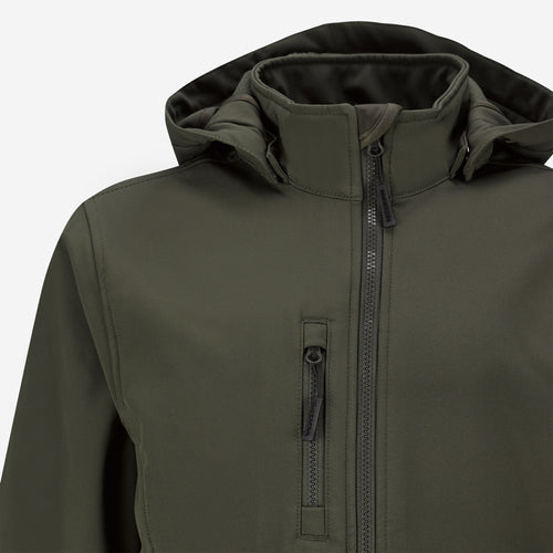 GREEN SOFTSHELL JACKET
