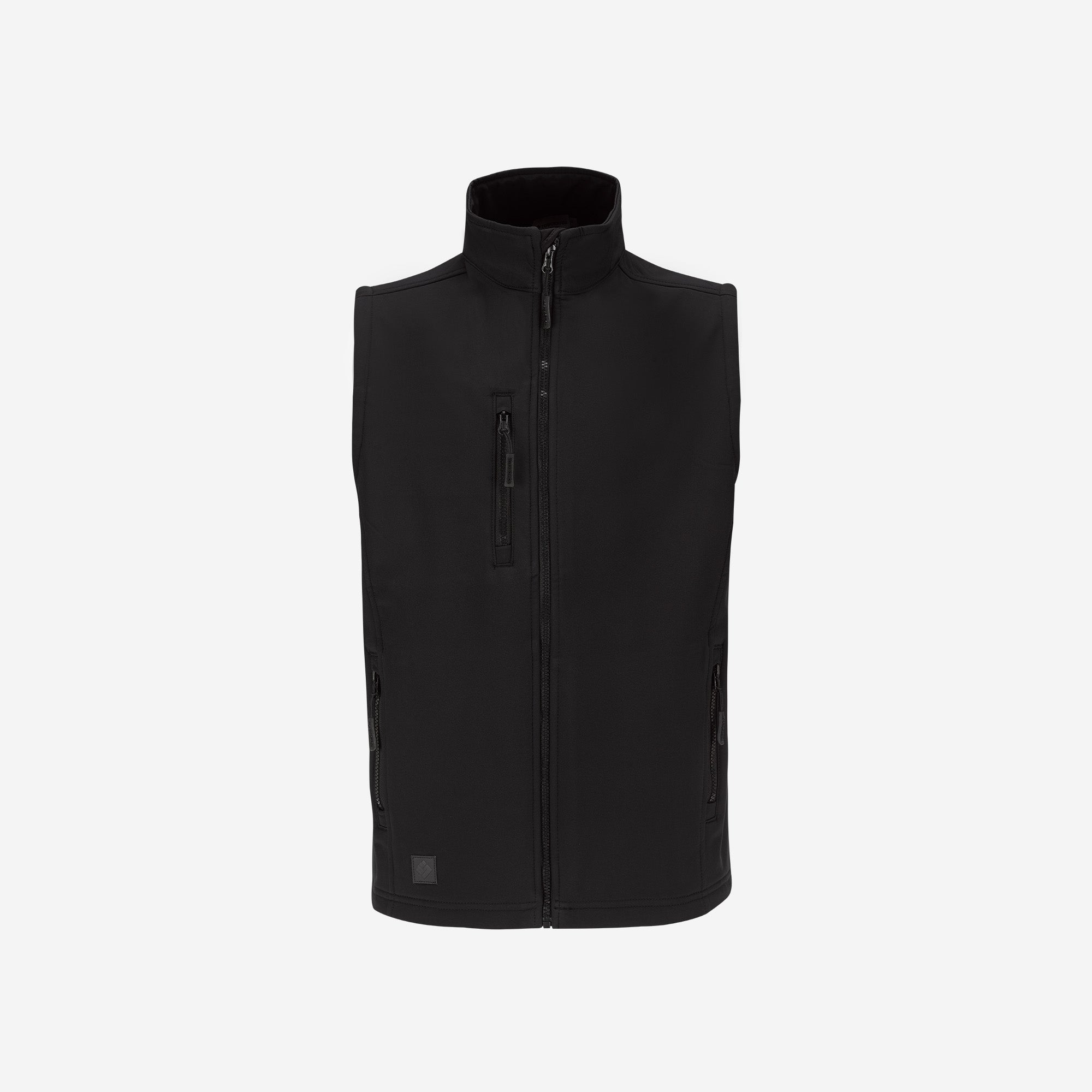 BLACK SOFTSHELL VEST
