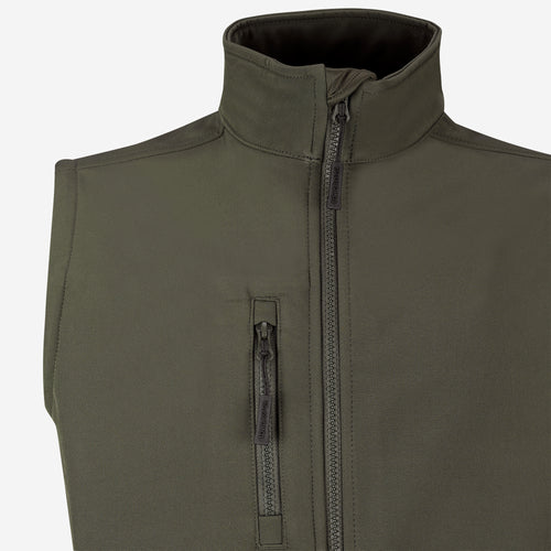 GREEN SOFTSHELL VEST